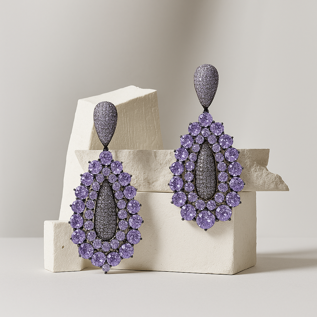 Romantic crystal dangle