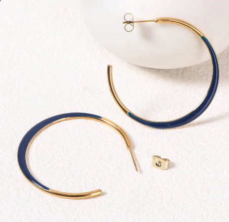 Dual Tone Hoops