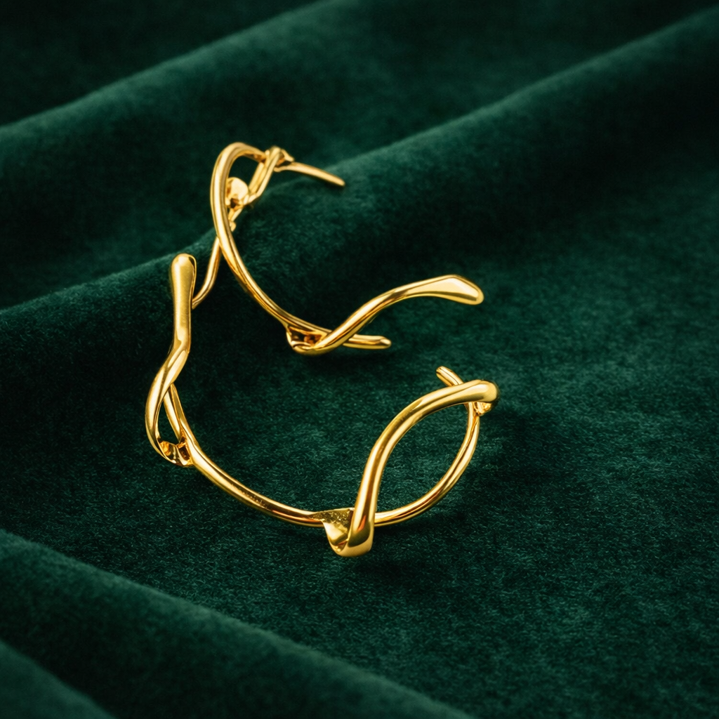 Golden Branch Cuffs