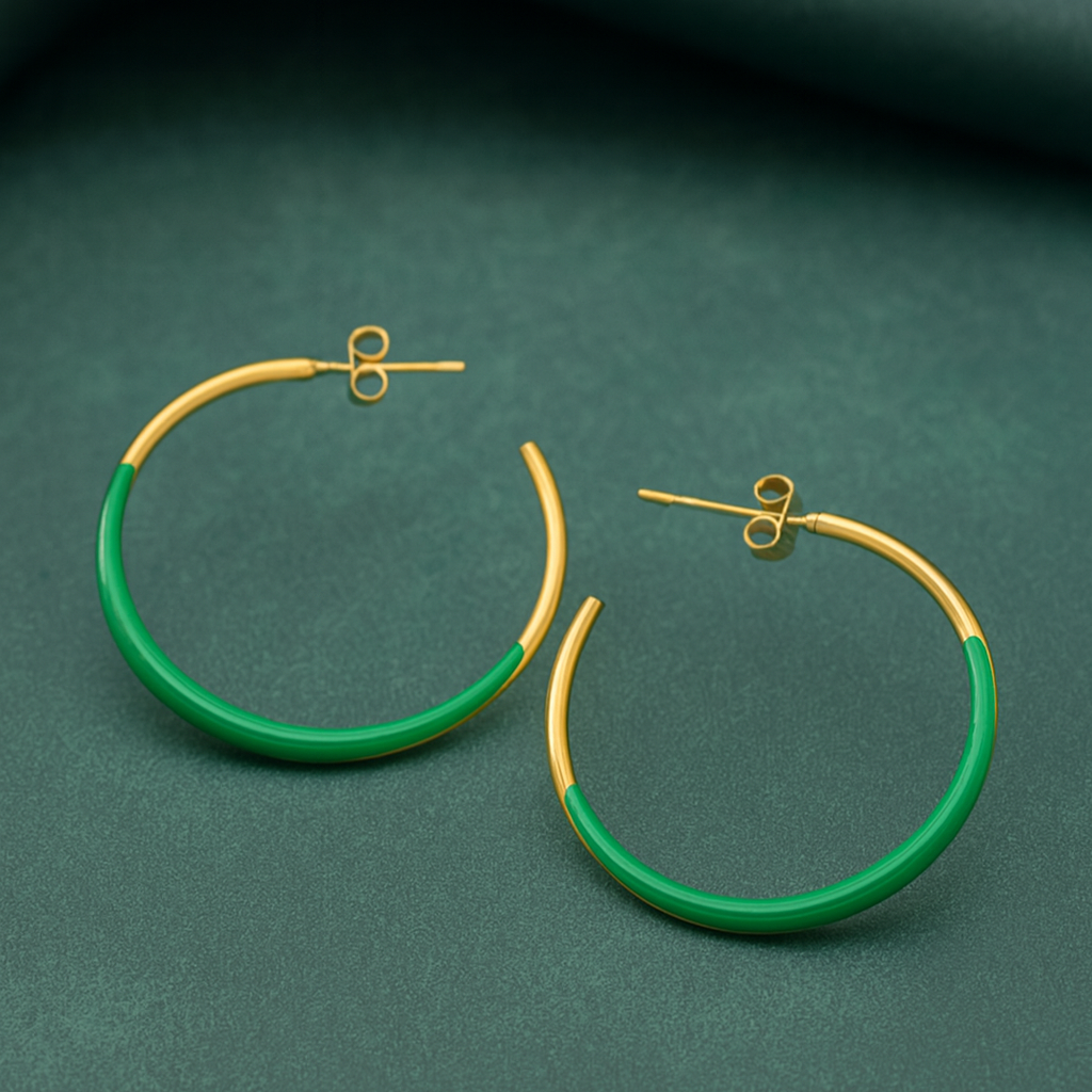 Dual Tone Hoops