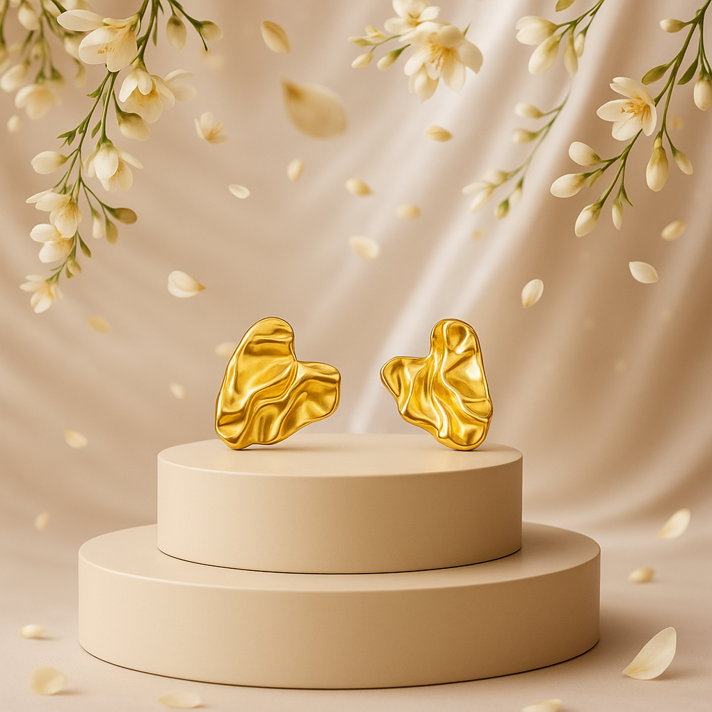 Gilded Valentine Hearts
