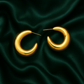 Bold Crescent Hoops